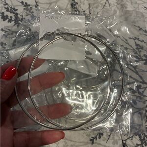 Silver Hoop Earrings